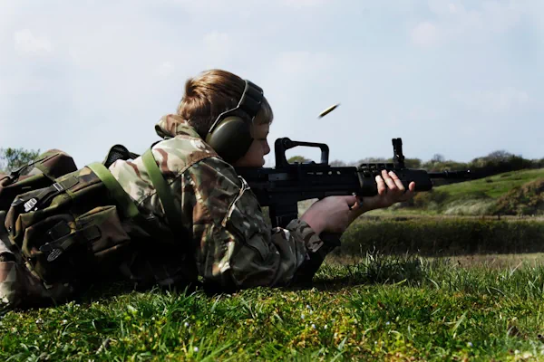Cadets are taught rifle handling skills and undertake range target shooting as part of a structured, supervised training programme that emphasises safe and responsible use.